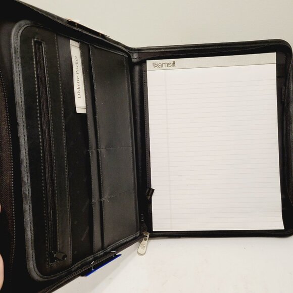 Samsill 70820 Professional Padfolio Wrap Around Security Zipper Portfolio 10x13 - Picture 5 of 5